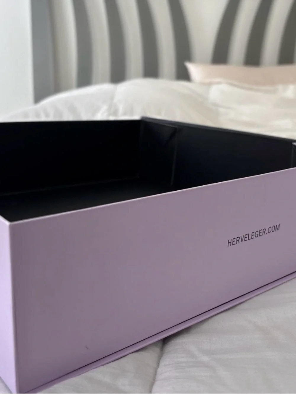 Herve Leger Lilac Logo Presentation Box